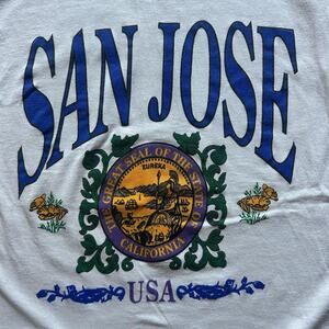 Vintage 90s San Jose California Single Stitch Tourist Tee M